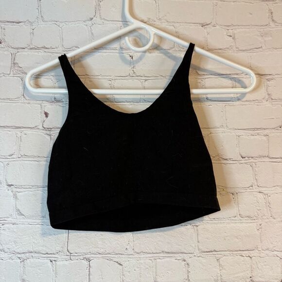 SKIMS Hosiery Bralette Black size 4X/5X - Picture 2 of 4